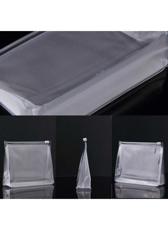 Arroyner - 15 PCS Mini Clear Makeup Bag Small Clear Plastic Cosmetic Bags with Zipper Travel Toiletry Makeup Bag - Image 1