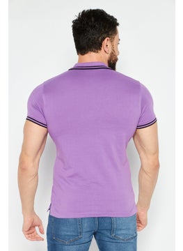 Men Regular Fit Solid Short Sleeve Polo Shirt, Purple - pzsku/Z6BAB1BD0BAB8DEDCB8D5Z/45/_/1732198483/33e17c6f-7cca-4e15-9afe-d0a4bbab0cd5