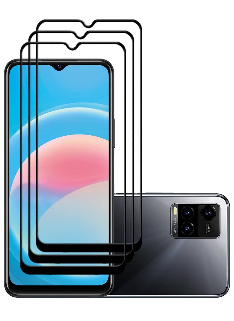 ACLIX 3 Pieces Antistatic ESD Dustproof Premium Quality High Definition Tempered Glass Screen Protector Designed For vivo Y33s - Image 1