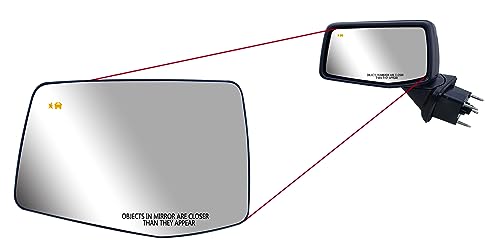 LONGLING Replacement Driver Left Side Door Mirror Glass Heated with BSM (Blind Spot Light) For Chevrolet Silverado and GMC Sierra 1500 from 2019 to 2023 - Image 2