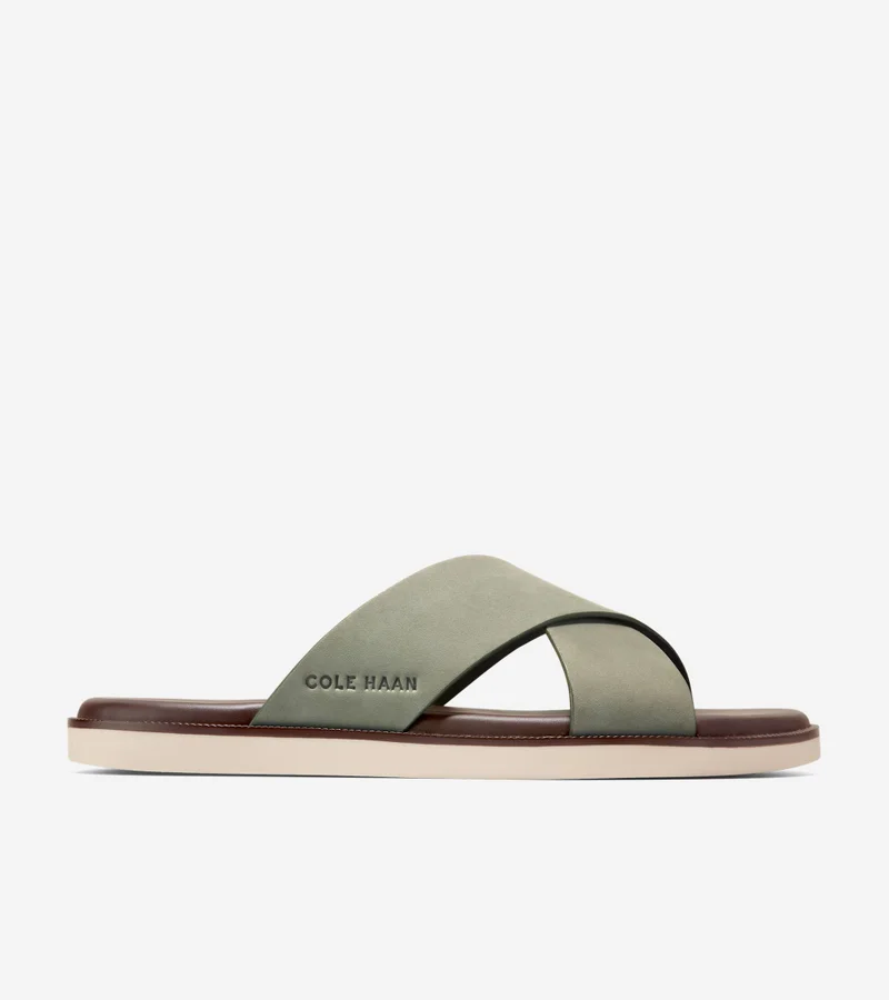 كول هان Men's Nantucket Cross Strap Sandals