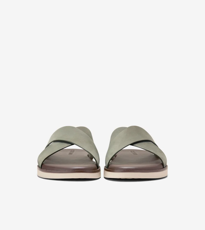 كول هان Men's Nantucket Cross Strap Sandals