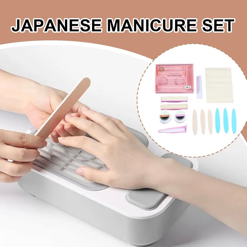 Nail Repair Kit - Nourishing Tools Strengthening Japanese Style Nail Polisher Professional Grooming Kit Durable Precision Finish Set - Image 2