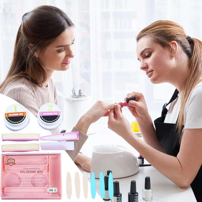 Nail Repair Kit - Nourishing Tools Strengthening Japanese Style Nail Polisher Professional Grooming Kit Durable Precision Finish Set - Image 3