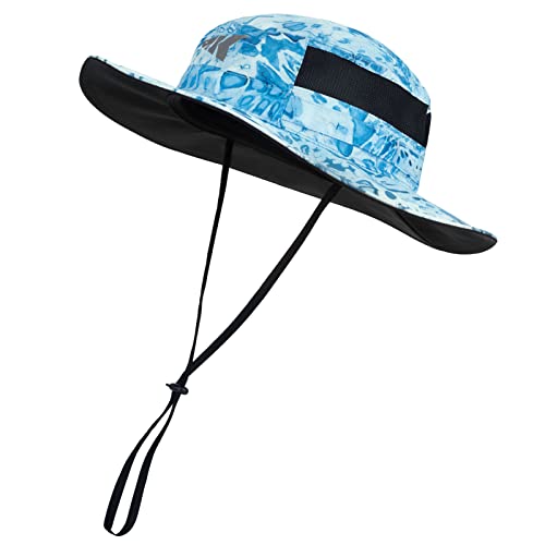 KastKing Sol Armis UPF 50 Boonie Hat Sun Protection Hat Fishing Hat Beach Hiking Hat PaddlingPrym1 Turquoise Fizz Fade - Image 1