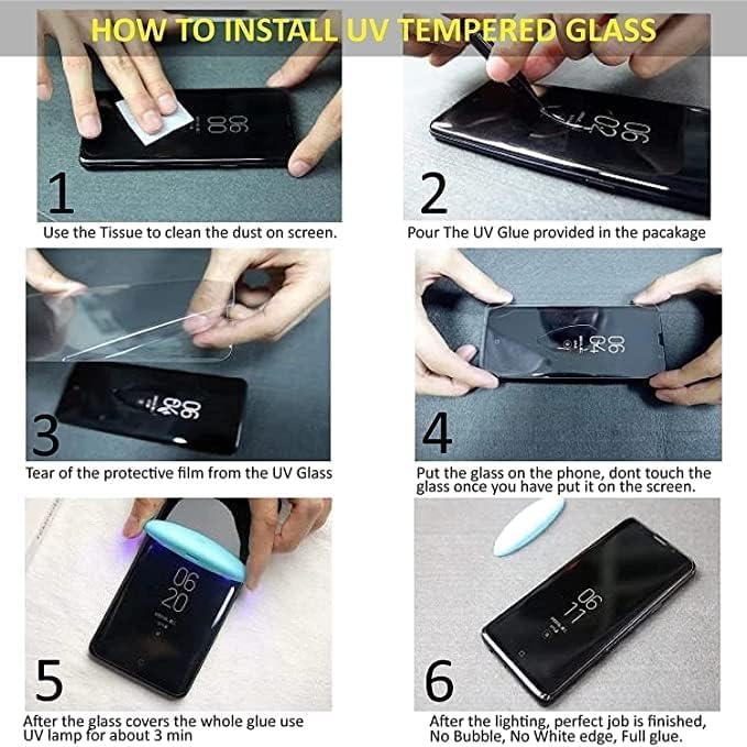 FabeKee UV Tempered Glass Screen Protector Compatible for Realme 15 Pro 5G | Front And Back Screen Guard With camera lens protector (Combo) - Image 5