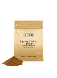 PURE ORIGINAL INGREDIENTS Slippery Elm Bark Extract Powder (1 Lb) 10:1 100% Pure & Natural Vegan Gluten Free  - Image 1