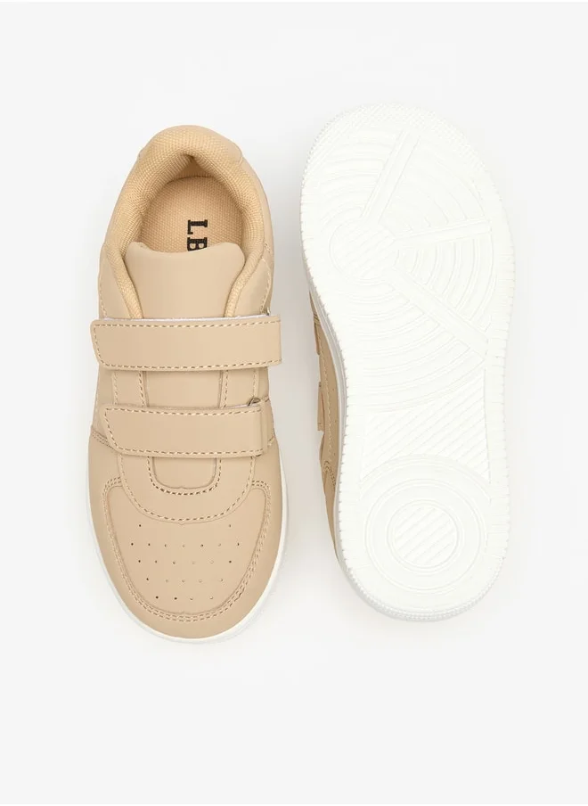 ال بي ال من شو اكسبرس Boys Solid Sneakers With Hook And Loop Closure