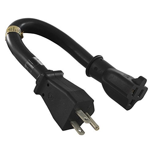 Conntek P515520 NEMA 5-15P to 5-15/20R Extra Heavy Duty Pigtail Adapter, UL Listed - Image 1