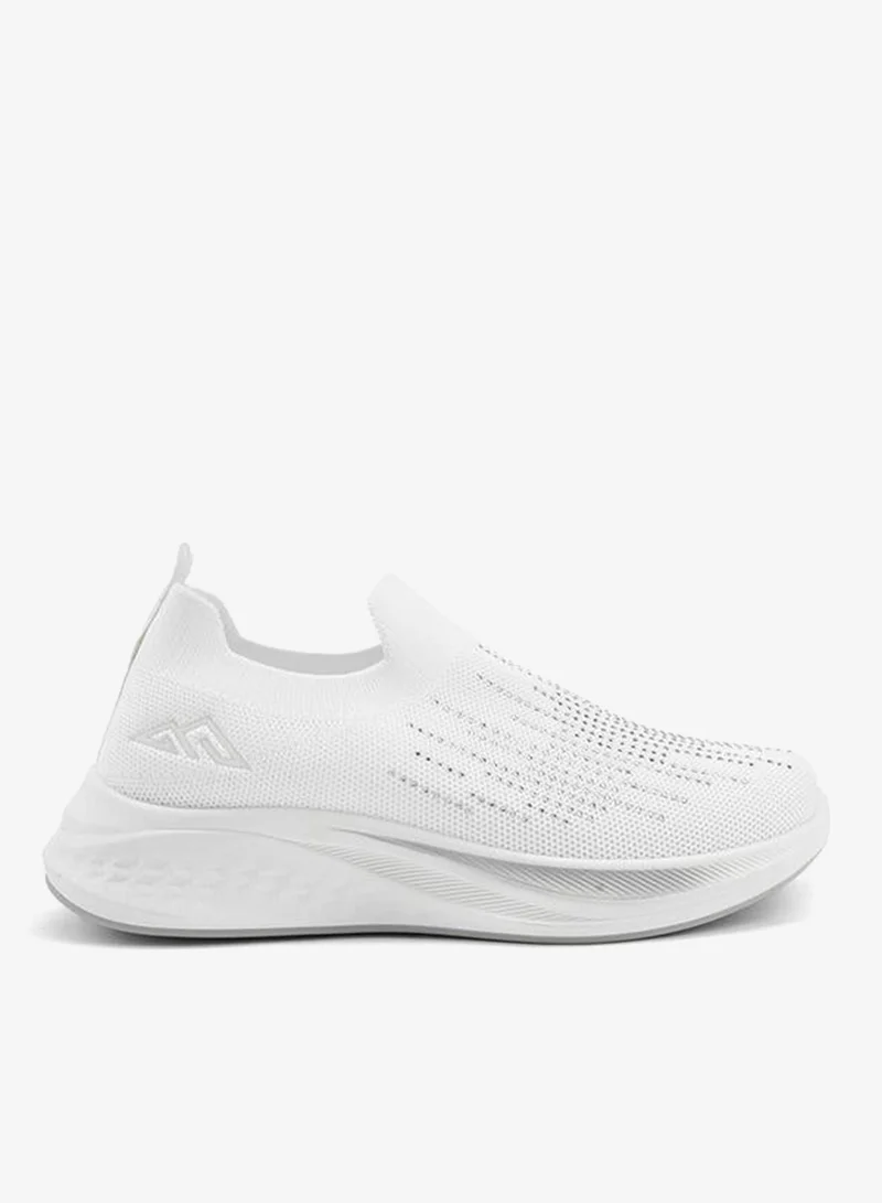 شو اكسبرس Embellished Slip-On Sports Shoes With Pull Tabs