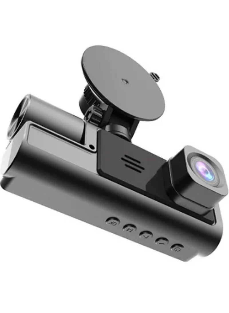 بيوينتي كاميرا داش مزدوجة العدسة بدقة 1080p لتسجيل الجهة الأمامية والداخلية، تتميز بعدسة بزاوية عرض 170 درجة، وتسجيل فيديو مزدوج، ورؤية ليلية، وسعة تخزين 32 جيجابايت. - Image 3