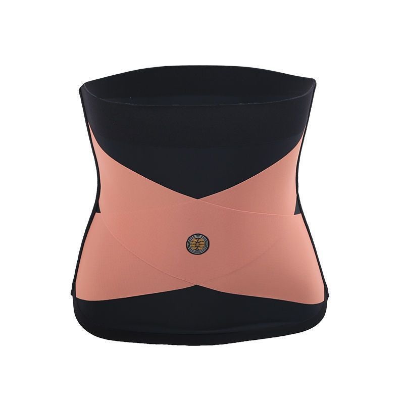Generic Live Broadcast Popular Enhanced Version Energy Stone Cross Abdominal Belt Womens Thin Seamless Nude Body Shaping Breathable Belt Black