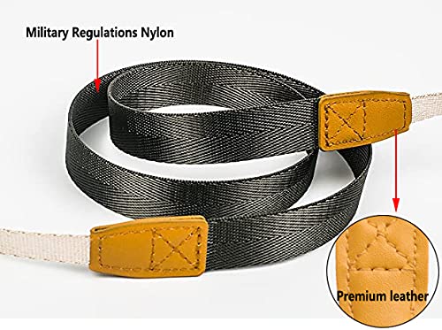 Eorefo Camera Strap Camera Neck Strap With Quick-Release Buckles For Mirrorless Camera.(Dark Gray) - Image 2