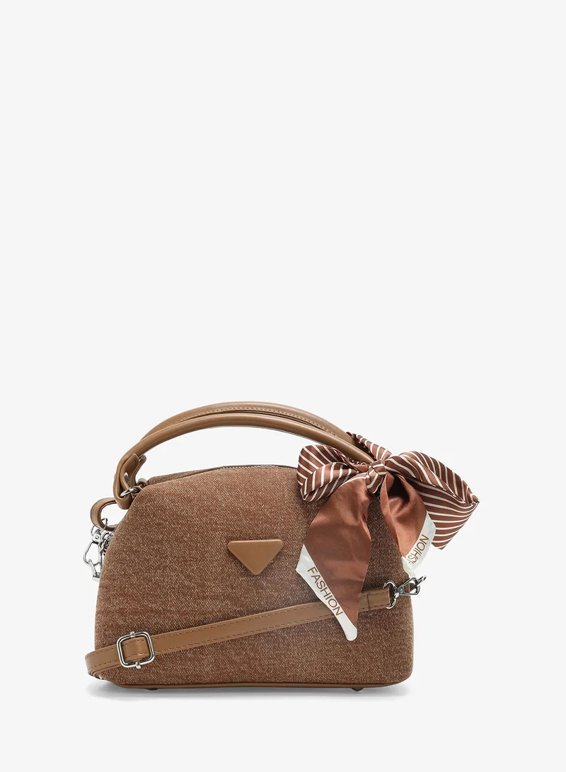 Haute Sauce  Top Handle Scarf Handbag for Women | Best Price UAE