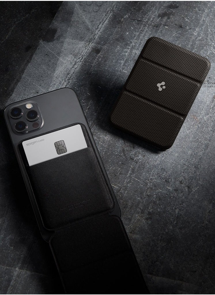 Spigen - Smart Fold Wallet Card Holder - Black - Image 1