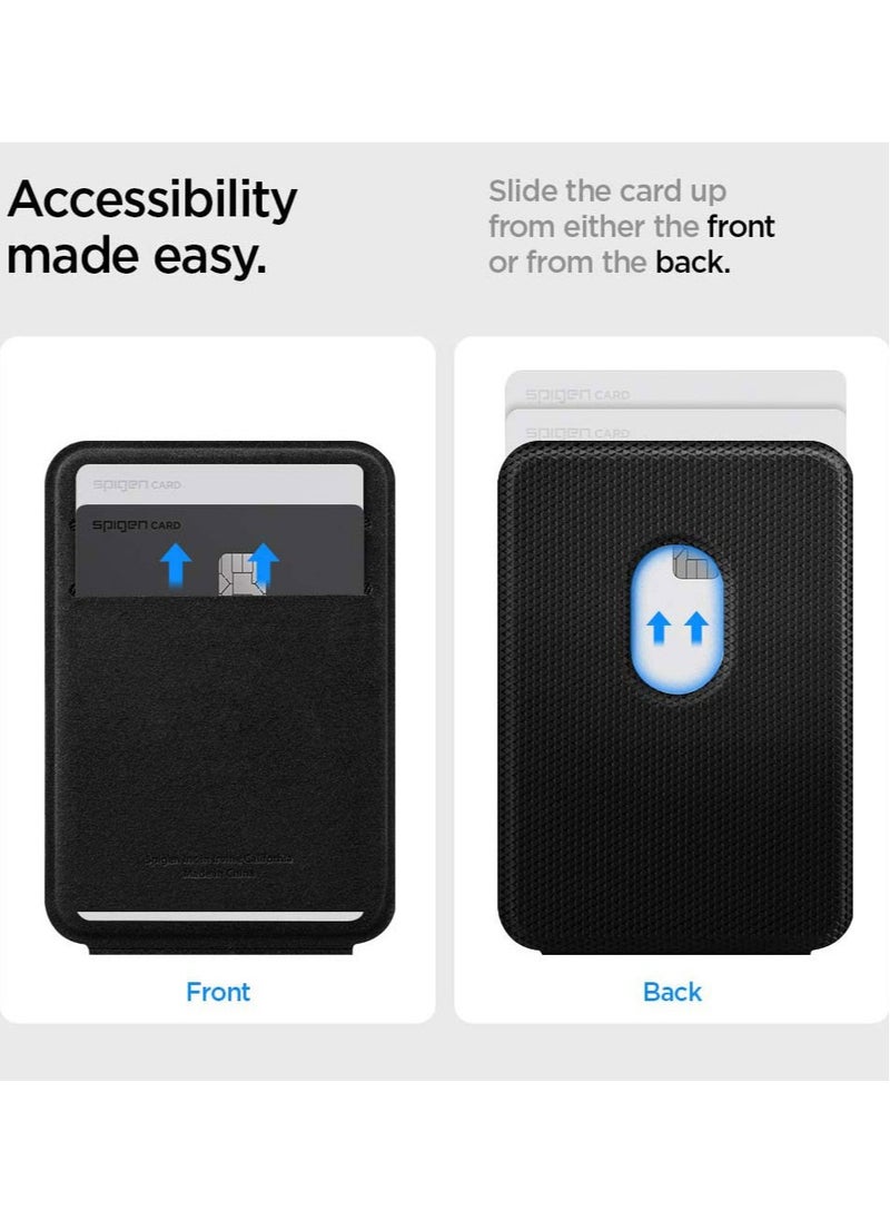 Spigen - Smart Fold Wallet Card Holder - Black - Image 1