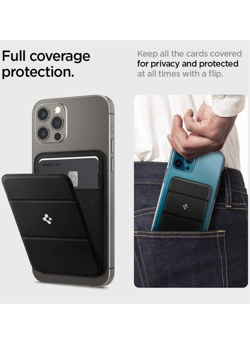 Spigen - Smart Fold Wallet Card Holder - Black - Image 1