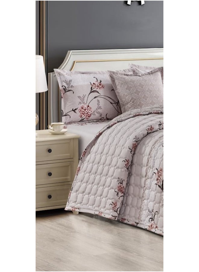 Moon 6 Pieces Microfiber Double Bed Sheet Set, Printed, 250x230 cm  - Image 2