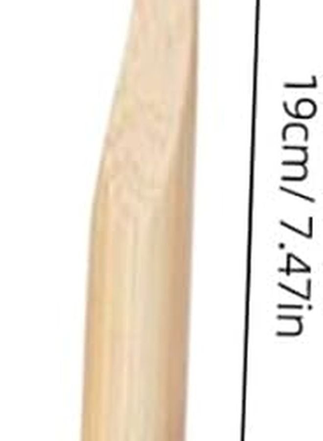 PartyKindom 6PCS Soft Bristles Toothbrushes Colorful Handle Ergonomic Anti Slip Grip Biodegradable - Image 3