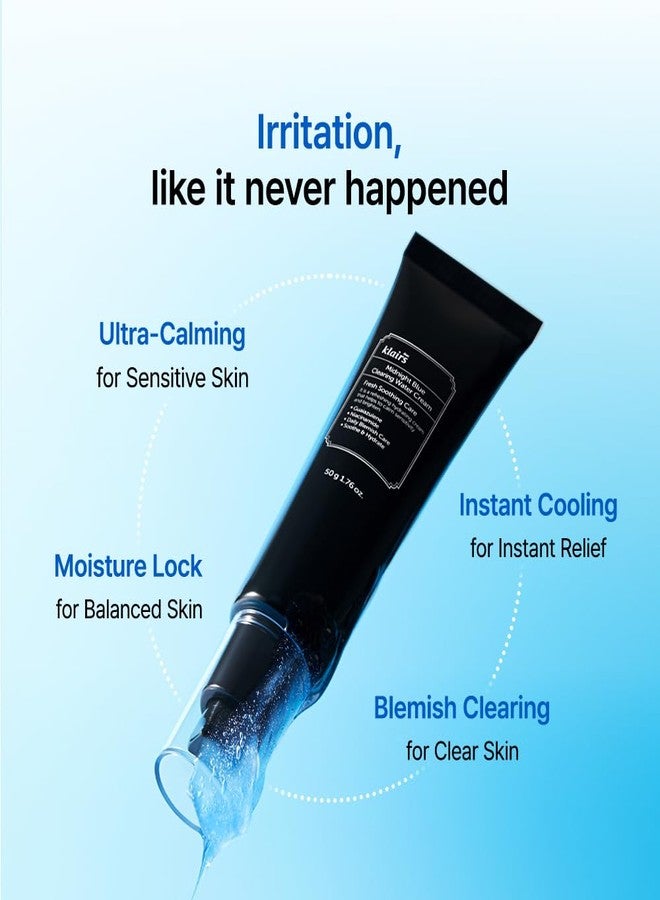 DearKlairs Midnight Blue Clearing Water Gel Cream 1.76 Ounce, Improve Dullness, Pigmentation, Red Spot, Bumps, No irritation, For Oily Skin - Image 4