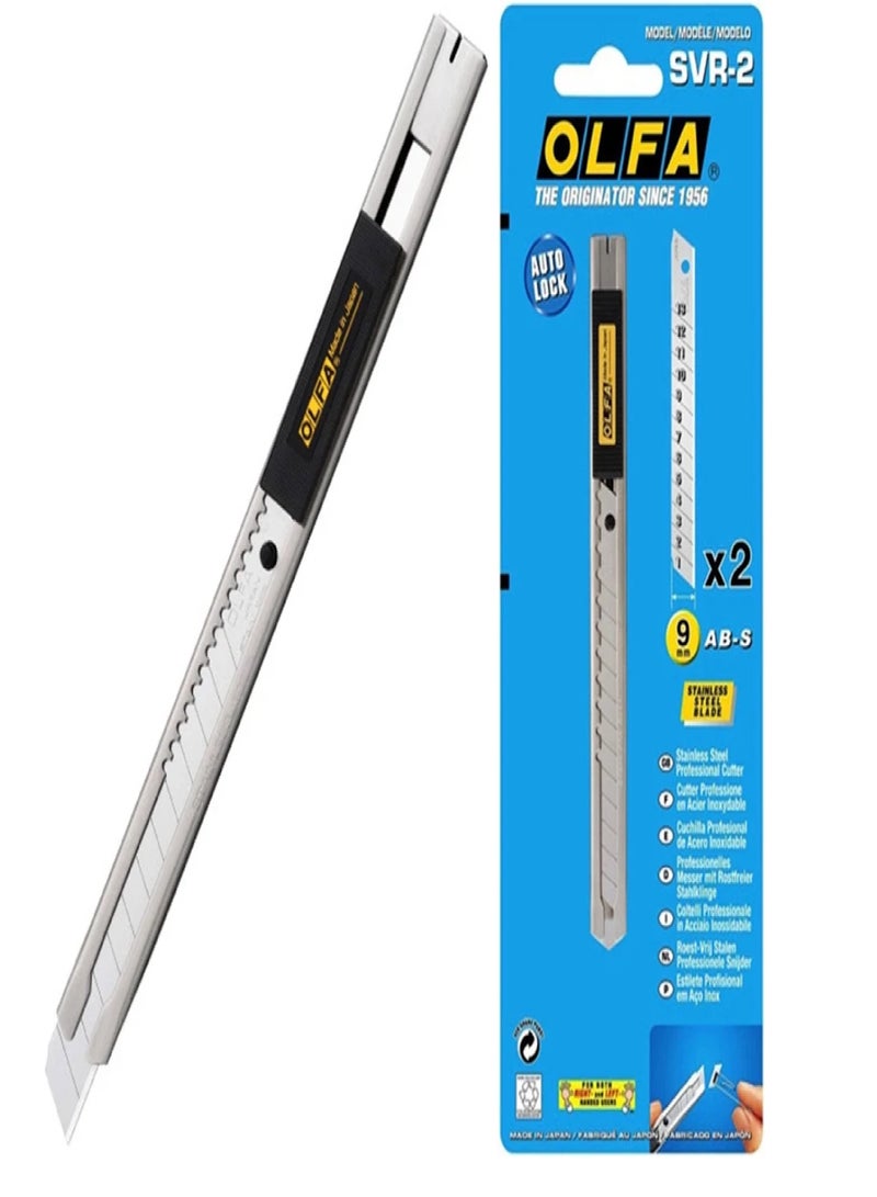 Olfa Cutter 9mm Stainless Steel Standard Cutter 1 pc