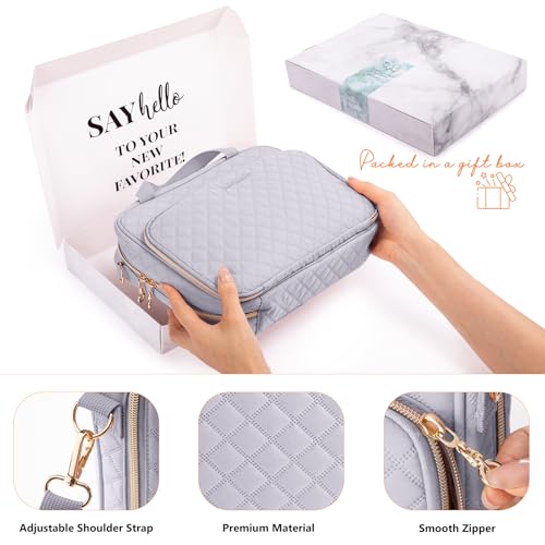 IMAGINING Large Bible Case with Quilted Cover – Bible Carrying Bag for Women with Shoulder Strap, Pockets & Gift Box | Bible Gift for Girls, Women, Bible Study - Image 5