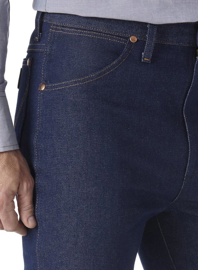 Wrangler Men's 0936 Cowboy Cut Slim Fit Jean, Rigid Indigo, 30W / 30L - Image 4