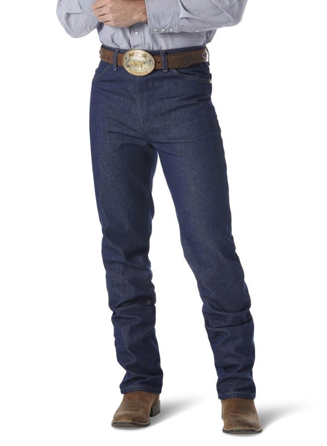 Wrangler Men's 0936 Cowboy Cut Slim Fit Jean, Rigid Indigo, 30W / 30L - Image 1