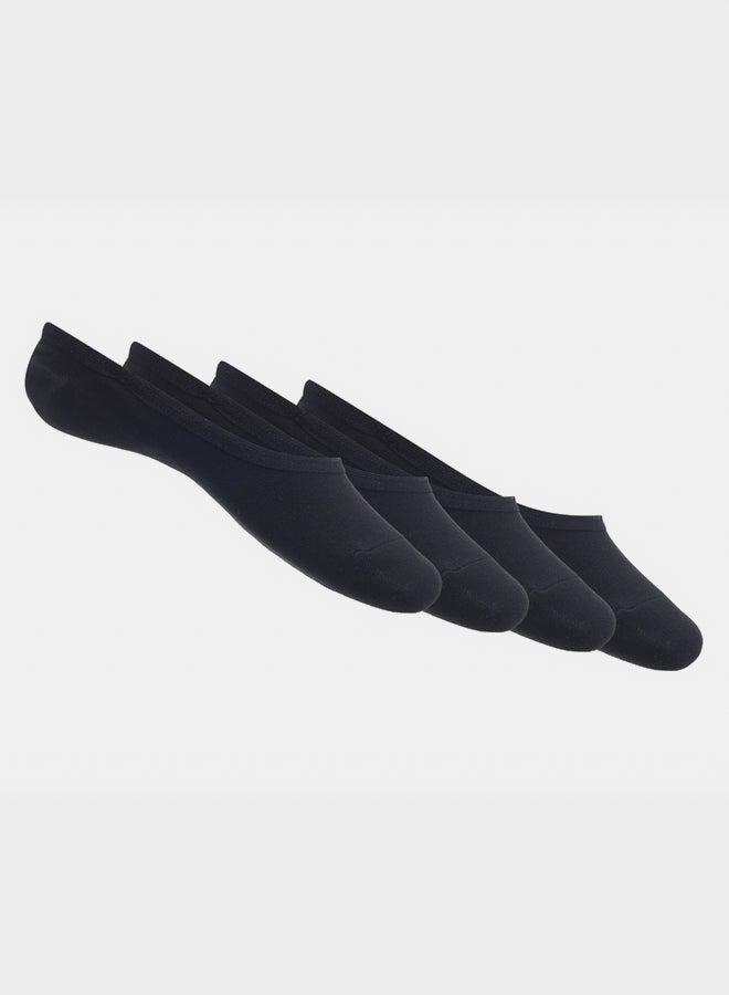 Kheyoot No Show Black Set Of 4 Socks - Image 1