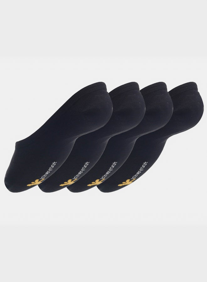 Kheyoot No Show Black Set Of 4 Socks - Image 3