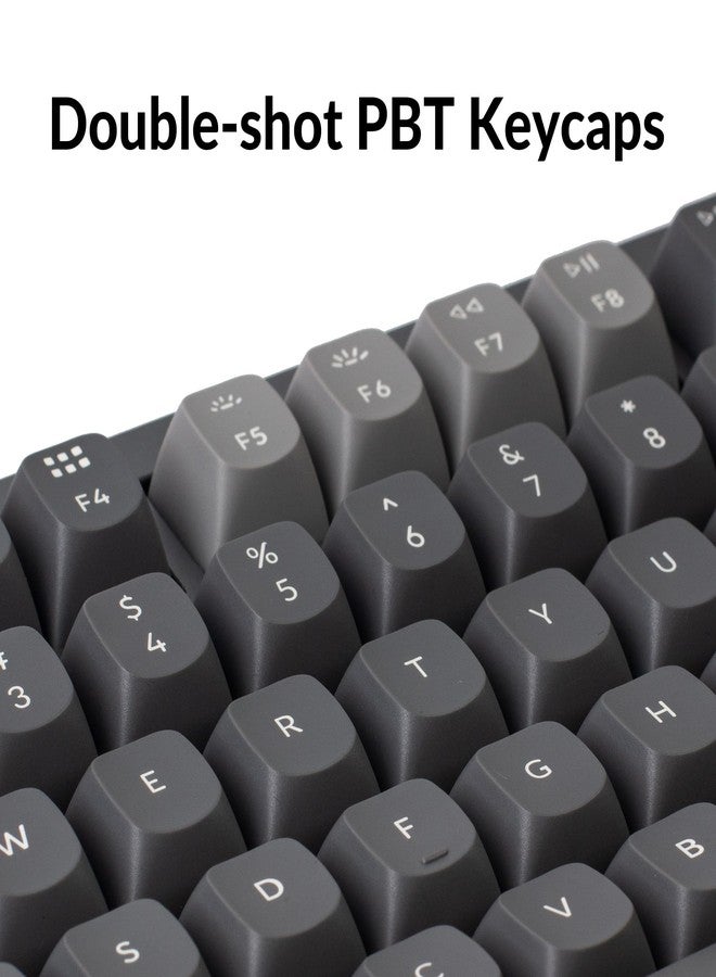 Keychron Q1 RGB Wired Custom Mechanical Keyboard Knob Version, 75% Layout QMK/VIA Programmable with Hot-swappable Gateron G Pro Red Switch Double Gasket Compatible with Mac Windows Linux (Grey) - Image 2