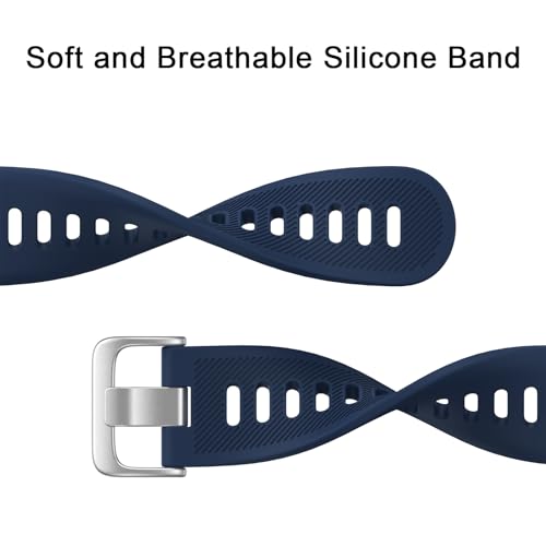 Tobfit Straps Compatible with Garmin Vivoactive 5/3,Venu Sq/Venu Watch Band for Women Men, 20mm Soft Silicone Sport Strap for Garmin Vivoactive 3/5, Vivomove HR, Forerunner 245/645 Music - Image 3
