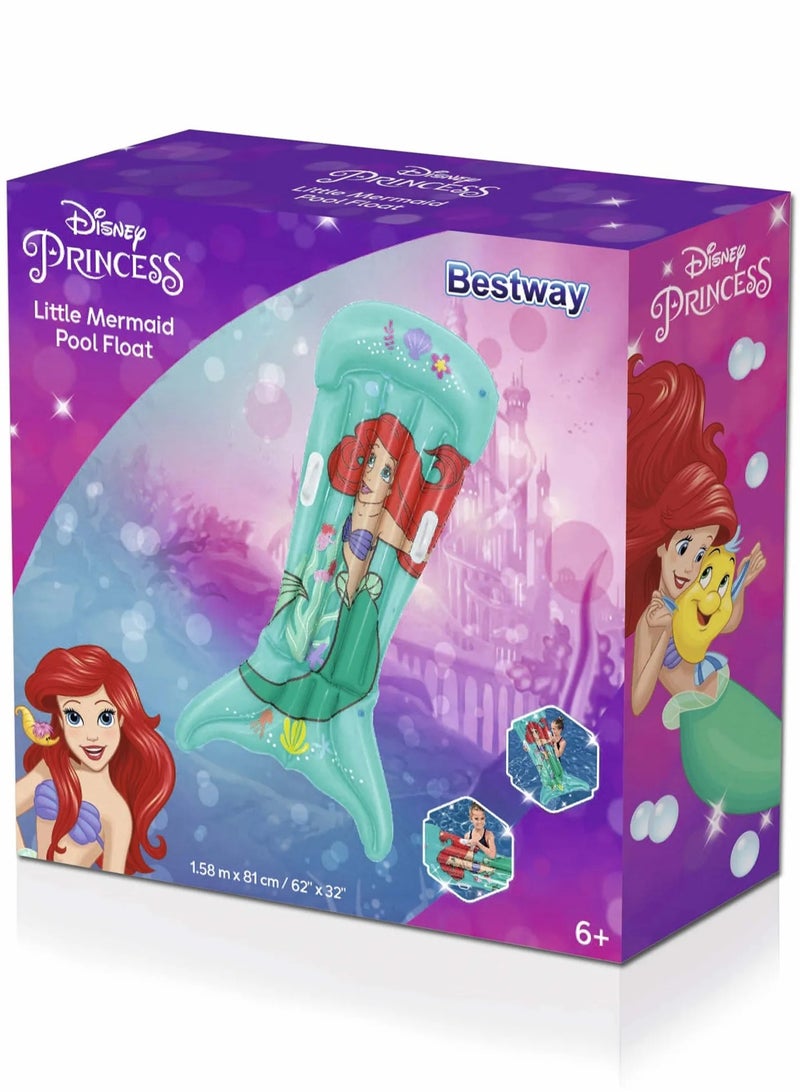 Bestway Disney Little Mermaid Kids Pool Float 1.58m x 81cm - Image 5