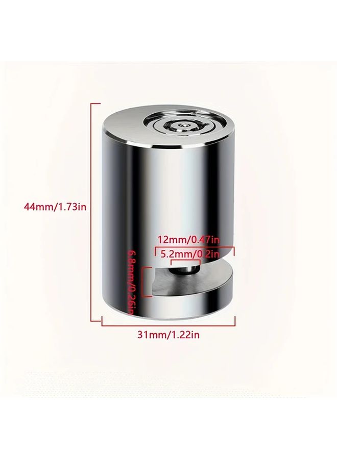 Heavy Duty Disc Brake Lock Silvery High Security Anti Theft Bicycle Motorcycle Bike - Image 2