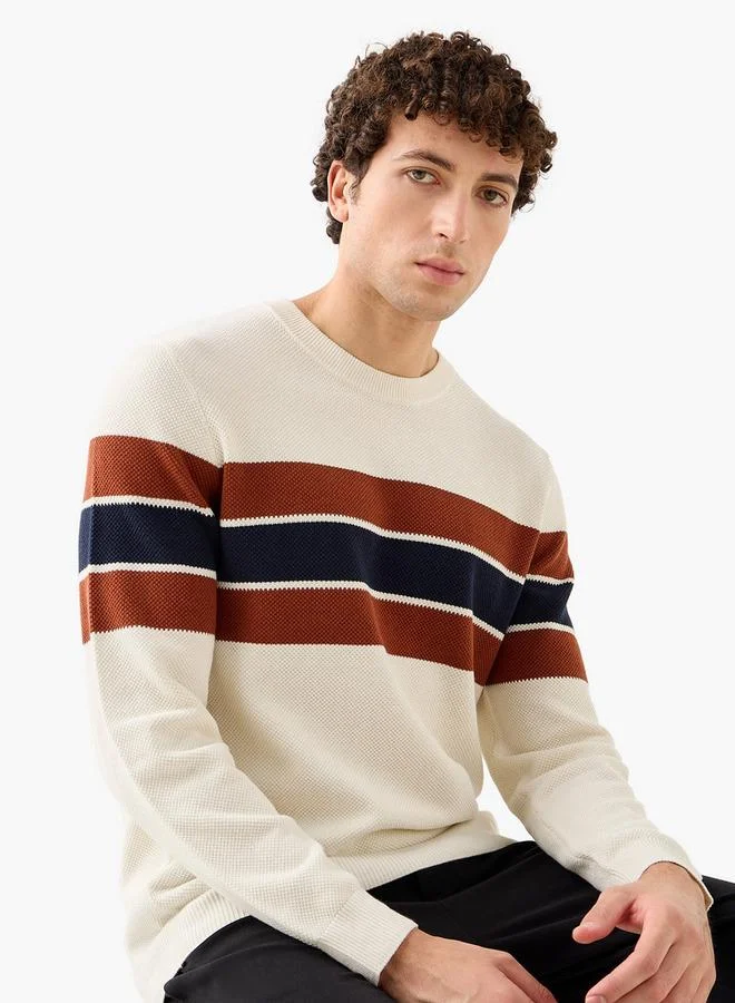 سبلاش فيڤ Striped Sweater with Long Sleeves