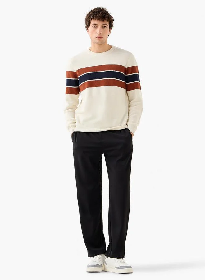 سبلاش فيڤ Striped Sweater with Long Sleeves