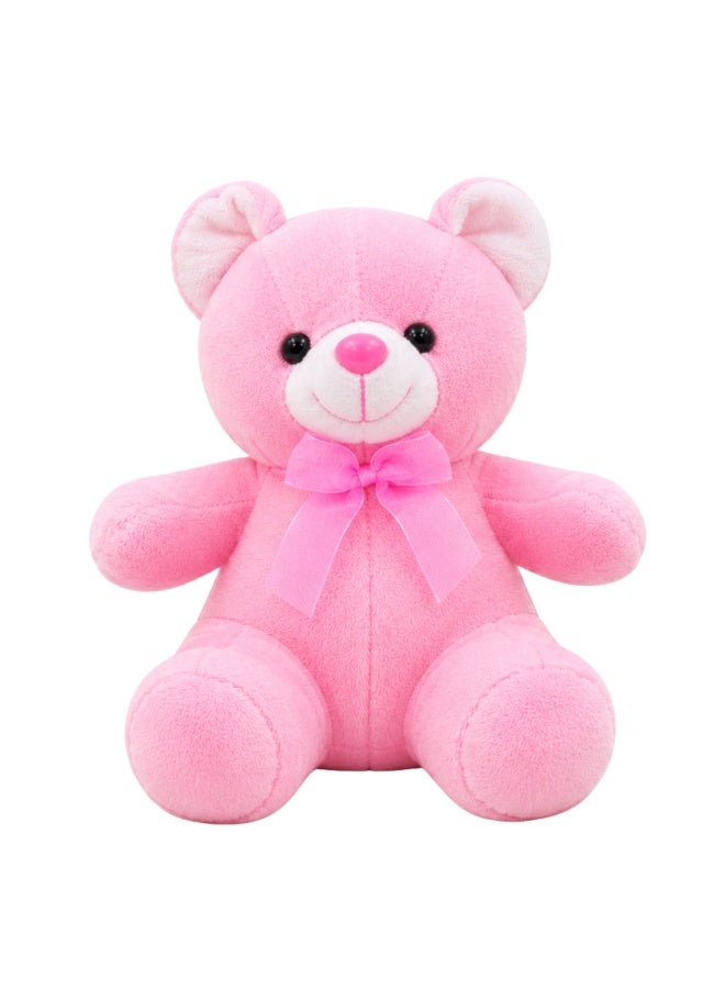 Soft Plush Teddy Bear 25 cm, Stuffed Animal Teddy Bears, Ultra Soft Cuddly Plush Toys for Kids, Girls, Boys, Baby Shower, Birthday, Valentine's Day & Gift Decoration, Blue & Pink, 35 cm - Image 1