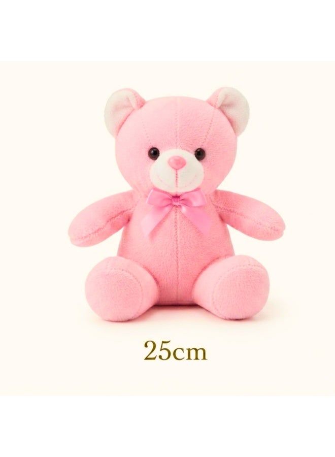 Soft Plush Teddy Bear 25 cm, Stuffed Animal Teddy Bears, Ultra Soft Cuddly Plush Toys for Kids, Girls, Boys, Baby Shower, Birthday, Valentine's Day & Gift Decoration, Blue & Pink, 35 cm - Image 4
