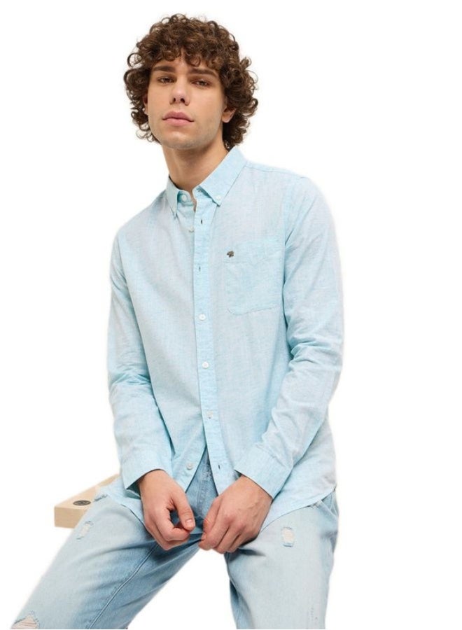 THE BEAR HOUSE Men's Shirt for Casual and Formal Wear | Classic Button-Down Style for Office, Daily Use, Travel, Events & All-Season Outfits | Versatile & Stylish Wardrobe Essential for Every Occasion - Image 1