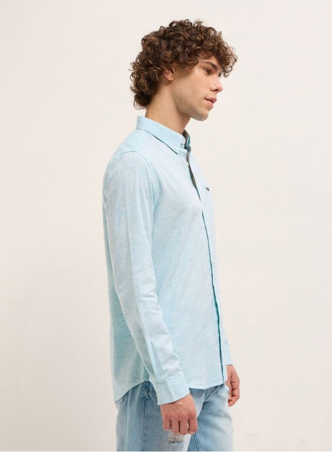 THE BEAR HOUSE Men's Shirt for Casual and Formal Wear | Classic Button-Down Style for Office, Daily Use, Travel, Events & All-Season Outfits | Versatile & Stylish Wardrobe Essential for Every Occasion - Image 4