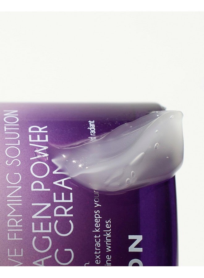 MIZON Collagen Power Lifting Cream, Face Moisturizer With Collagen, Adenosine, Hyaluronic Acid, Green Calming Complex, Wrinkle Care, Lifting And Tightening (2.53 Fl. Oz.) - Image 3