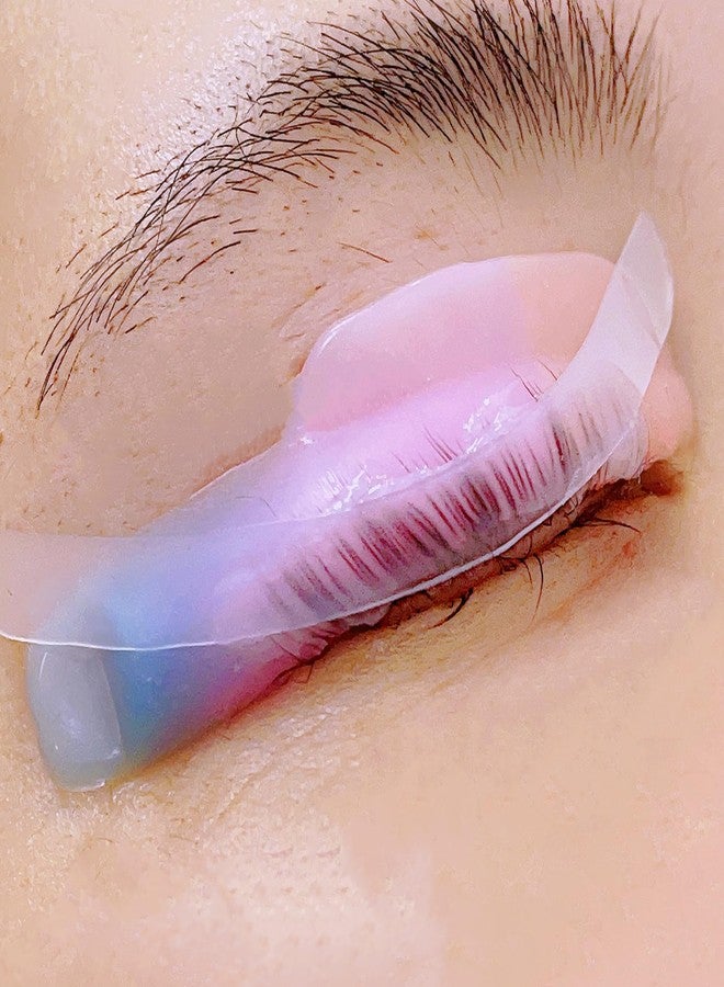 ICONSIAM Lash Lift Shields C Curl 5 Size Lifting Pad, Rapid Eyelash Shield Shiny Perm Rods Make Eyes Natural Curl Flexible Pads Extreme Rod 100 Use Elastic Lami Perming Roller (Galaxy Color) - Image 1