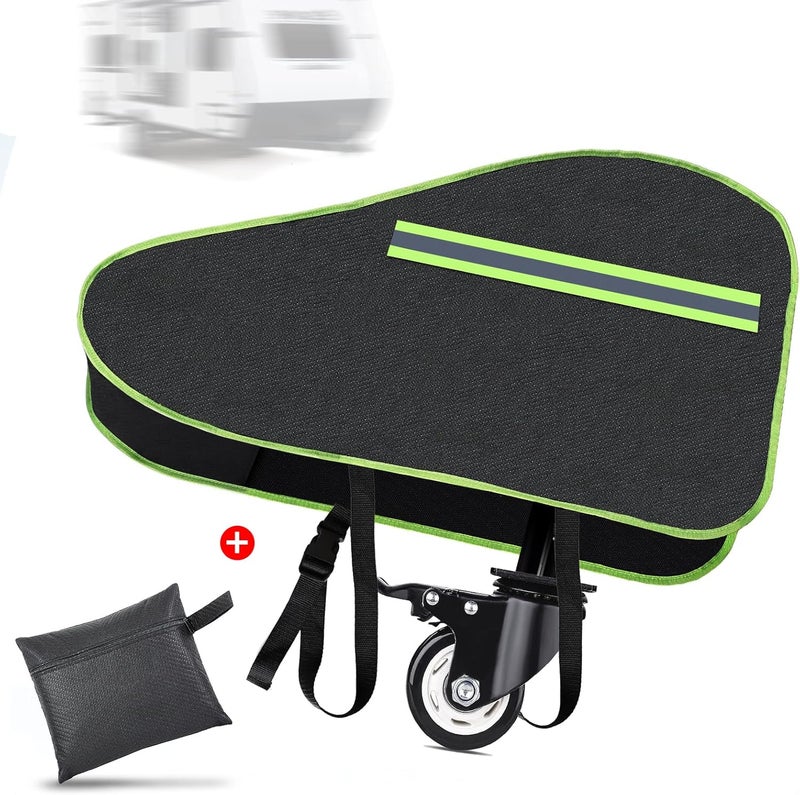 ROMON Drawbar Cover, Waterproof Tow Bar Cover with Reflective Edge, Universal Tow Bar Cover Caravan with Click Fastening, Tow Bar Protective Towing Hitch Cover for Trailers - Image 1