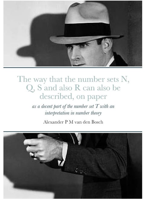 The way that the number sets N, Q, S and also R can also be described, on paper, as a decent part of the number set T with an interpretation in number theory