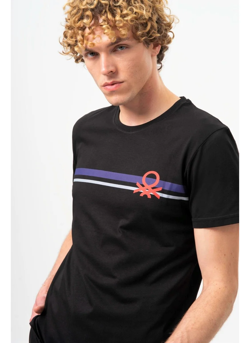 بينيتون BNT-M20478-23Y Men's T-Shirt