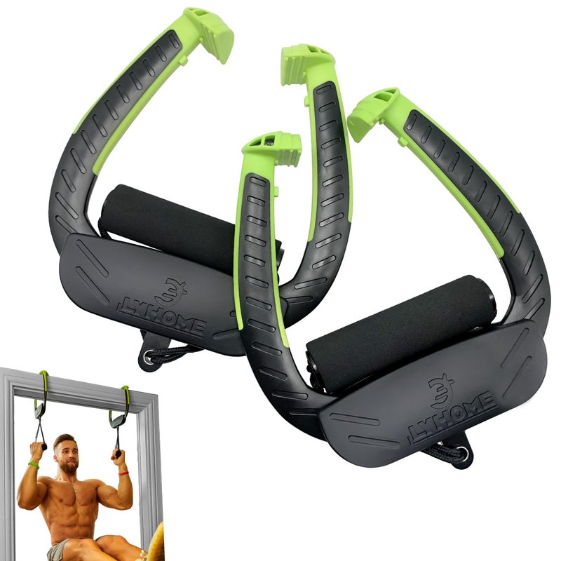 LYHome Portable Pull Up Bar for Doorway,Adjustable Home Gym Equipment, No Screws Installation, 250lbs Weight Capacity, Dual Handle Design for Pull-Ups,Chin-Up Core Training - Image 1