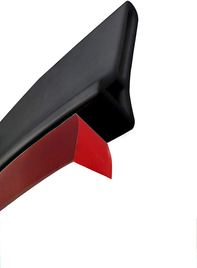 Dalrun Collapsible Shower Threshold Water Dam Shower Barrier Silicone Rubber (Black) - Image 5