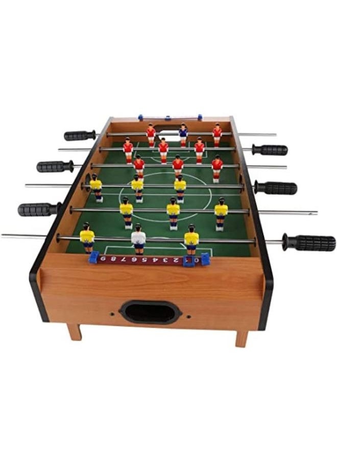EASY FUTURE Foosball Table Mini Tabletop Game Soccer Tabletops Competition Games Sports Games Educational Wooden Foosball Table Toys  - Image 4