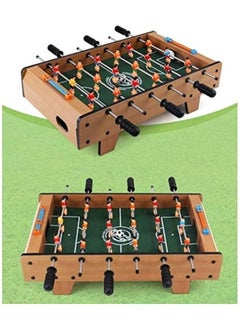 EASY FUTURE Foosball Table Mini Tabletop Game Soccer Tabletops Competition Games Sports Games Educational Wooden Foosball Table Toys  - Image 2