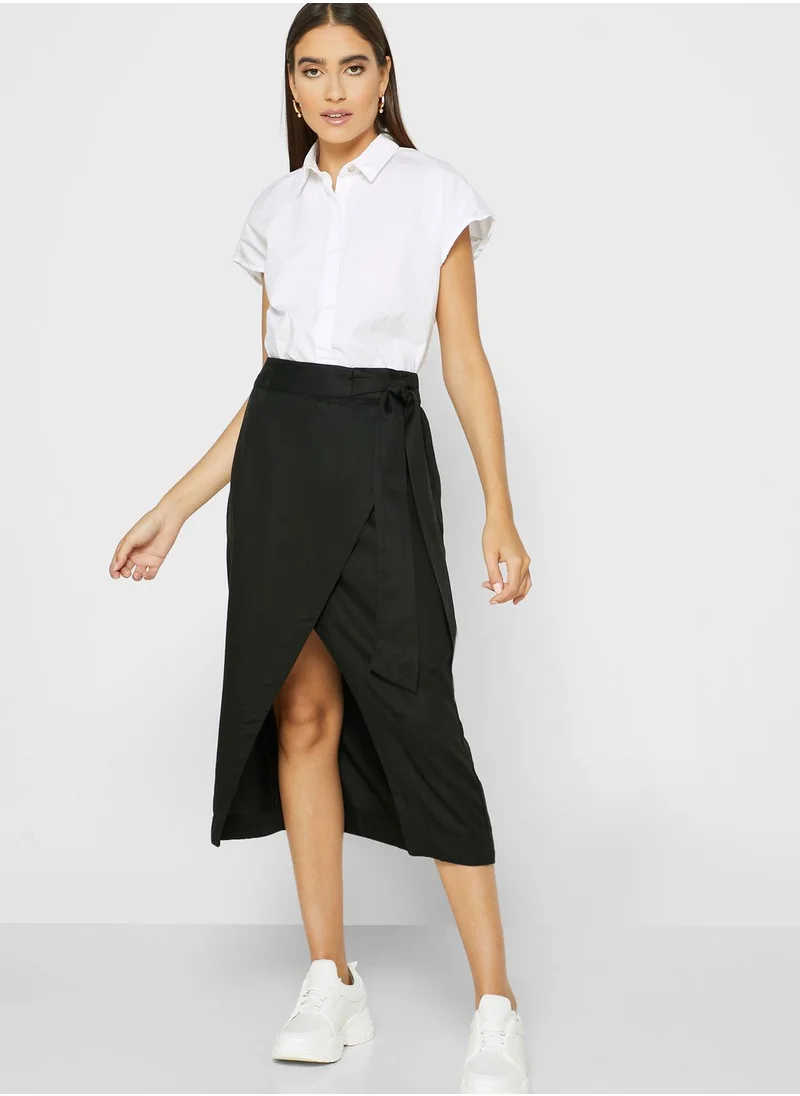 VERO MODA Side Tie Wrap Skirt